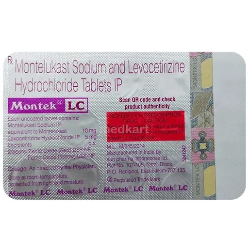 montek lc tablet 15's